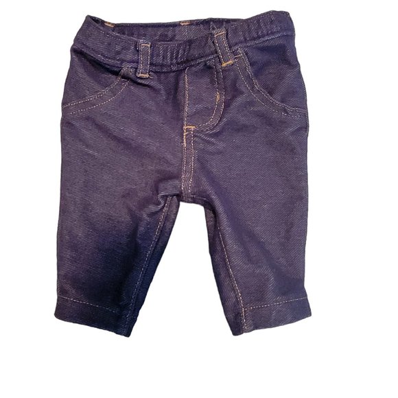 NWOT Carters Stretchy Denim Newborn Leggings or Pants - Picture 1 of 9